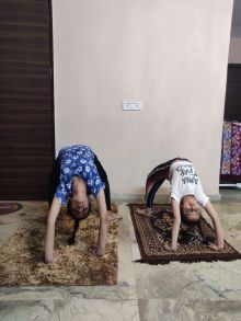 Yoga performance of students